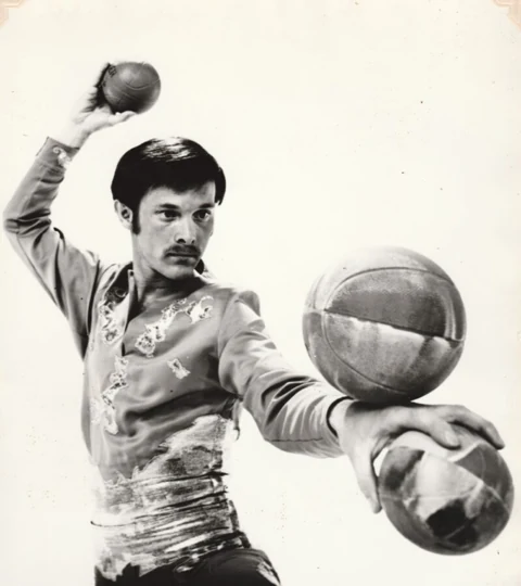 Archival performance photo of John McPeak